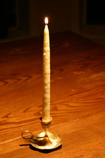 Tallow candle on sale